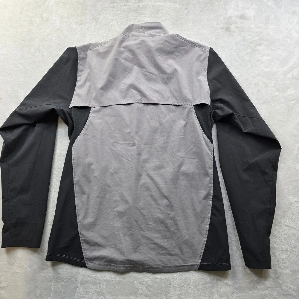 The North Face Flight Series Windbreaker Mens Medium Gray Black‎ Vintage